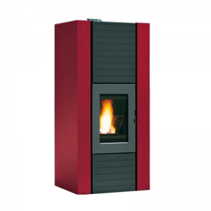 Poêle à pellet granulés Palazzetti MARTINA IDRO Lux 10 ou 15kw Acier