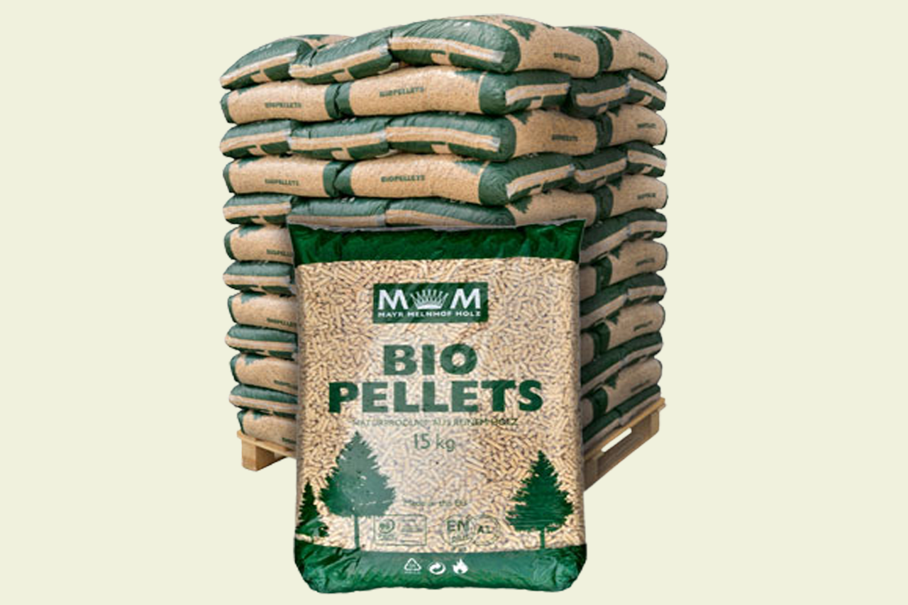 StockSnap_Y6SDOYW0KA (1) Palette de Granulés de Bois Bio Pellets 100 % Résineux – 78 Sacs de 15 kg – Certifiés ENplus A1 (AT350) – Image 1