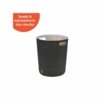 DOMO – Corbeille à granulés en feutrine (25 kg ou 10 bûches)