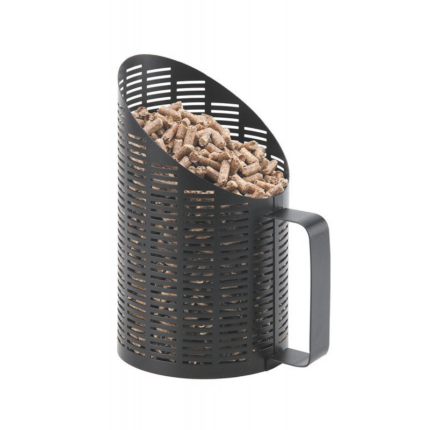 PULSE – Pelle à granulés en acier avec tamis intégré (1 kg)